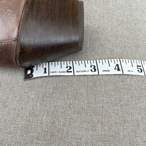 Frye brown western cowgirl ankle boots size 7.5 style B3476291 - Picture 13 of 14